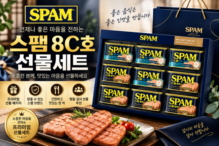 스팸 8C호 추석 선물세트 특가 (1만 3만 6만 8만)